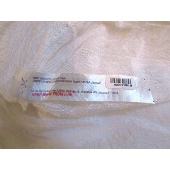 Free People Mini Dress White Crochet Priscilla Ruffled Womens Size M - Picture 10 of 12